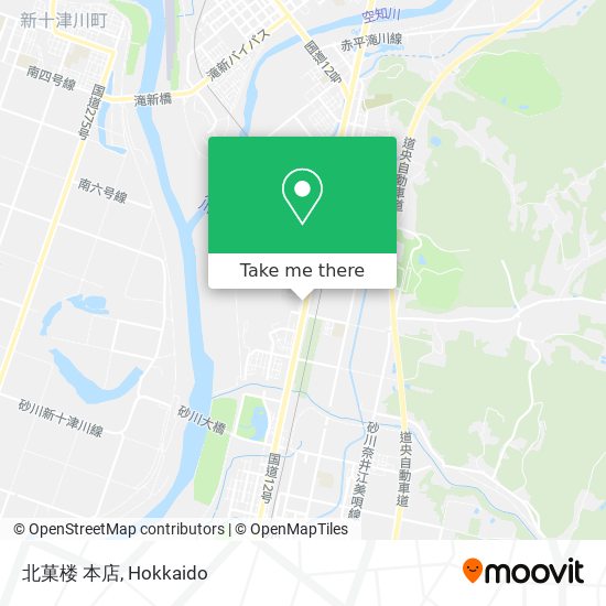 北菓楼 本店 map
