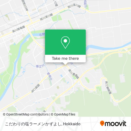 こだわりの塩ラーメンかずよし map