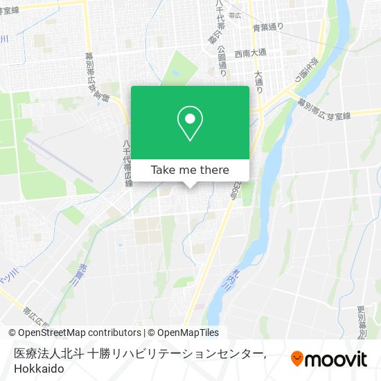 医療法人北斗 十勝リハビリテーションセンター map