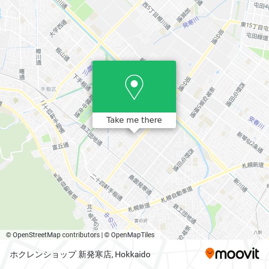 ホクレンショップ 新発寒店 map