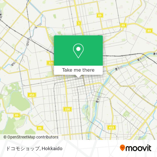 버스 으로 札幌市 에서 ドコモショップ 으로 가는법 Moovit