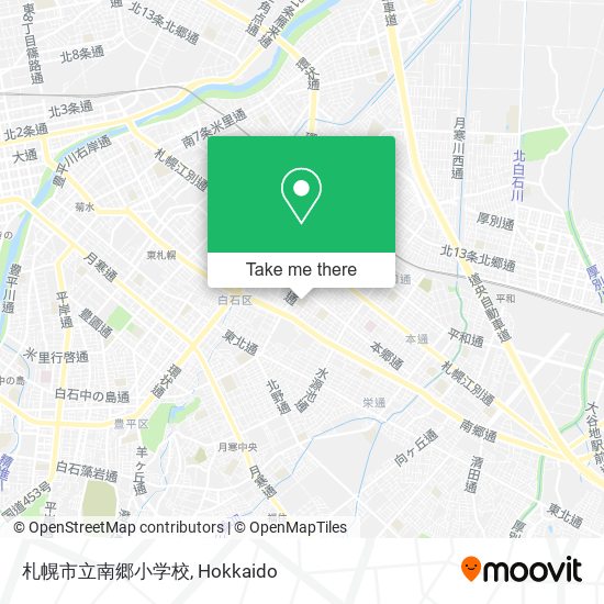 札幌市立南郷小学校 map
