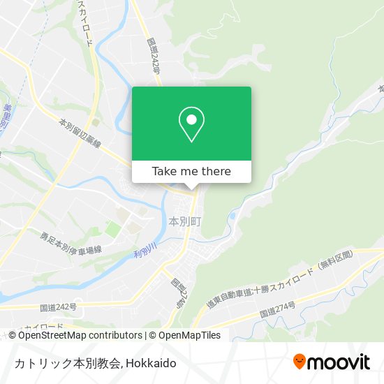 カトリック本別教会 map