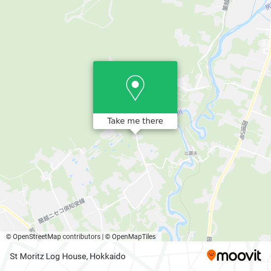 St Moritz Log House map