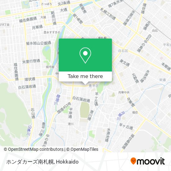 ホンダカーズ南札幌 map