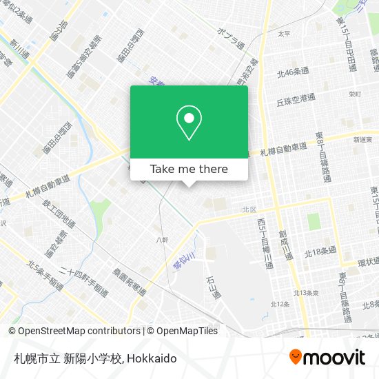 札幌市立 新陽小学校 map