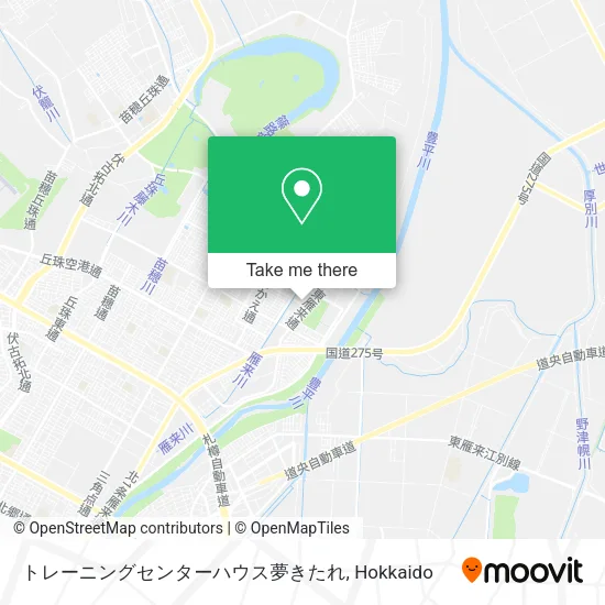 トレーニングセンターハウス夢きたれ map