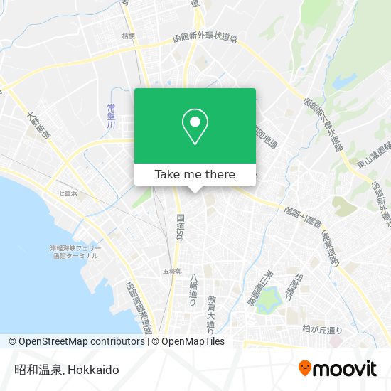 昭和温泉 map