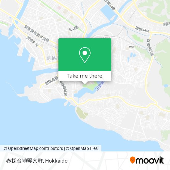 春採台地竪穴群 map