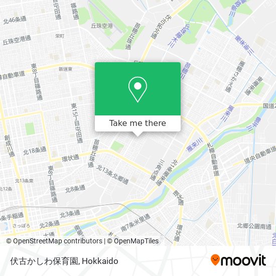 伏古かしわ保育園 map