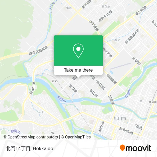 North Gate 14-Chome map