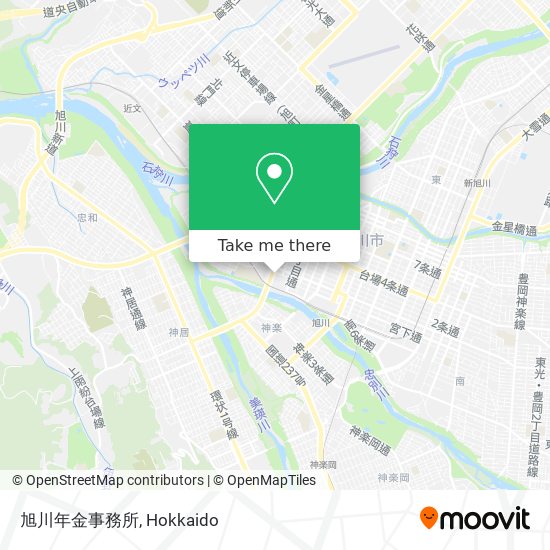 旭川年金事務所 map