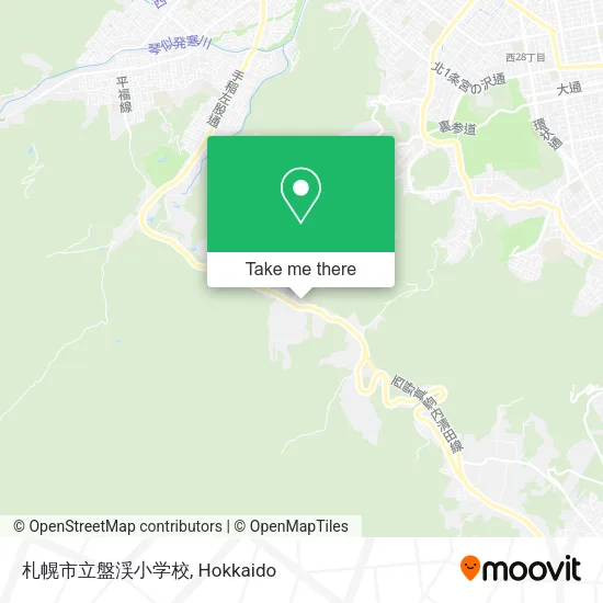 札幌市立盤渓小学校 map