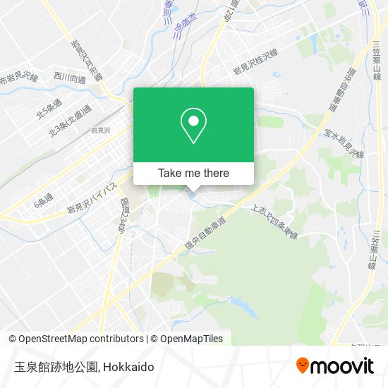 玉泉館跡地公園 map
