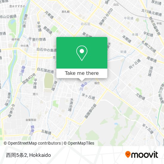 西岡5条2 map