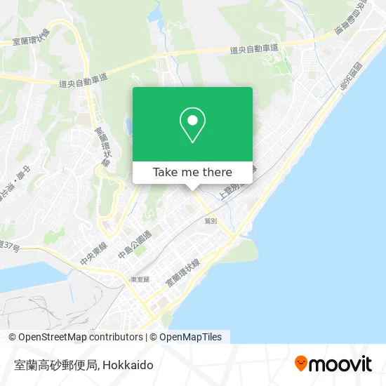 Muroran Takasago Post Office map