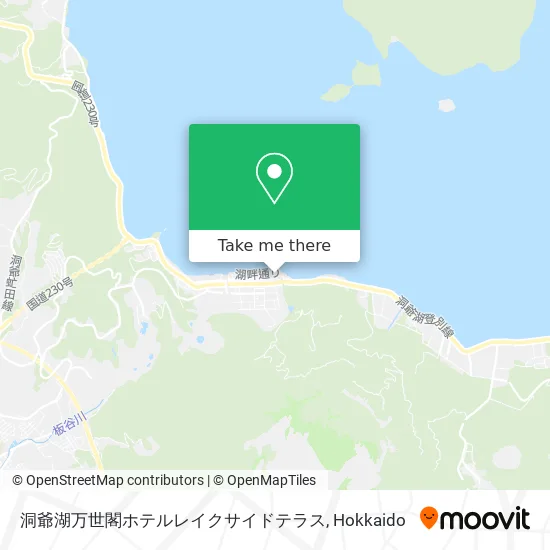 洞爺湖万世閣ホテルレイクサイドテラス map