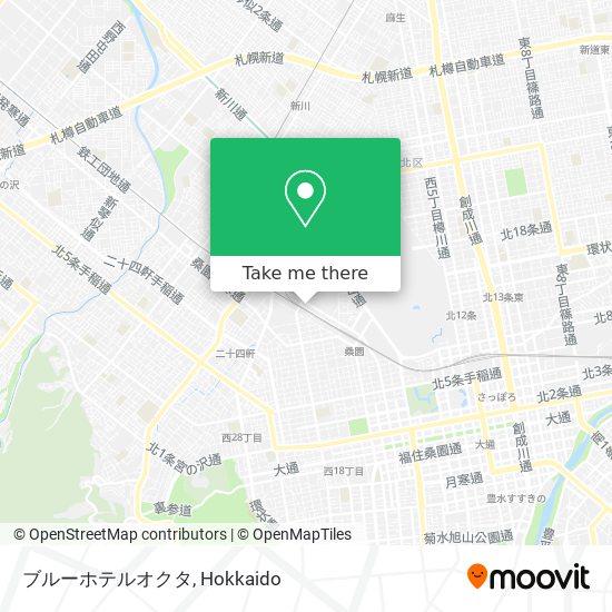 ブルーホテルオクタ map