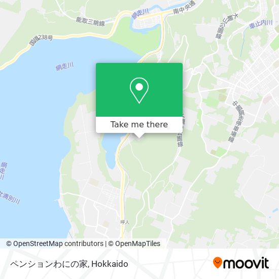 ペンションわにの家 map