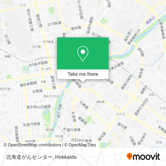 北海道がんセンター map