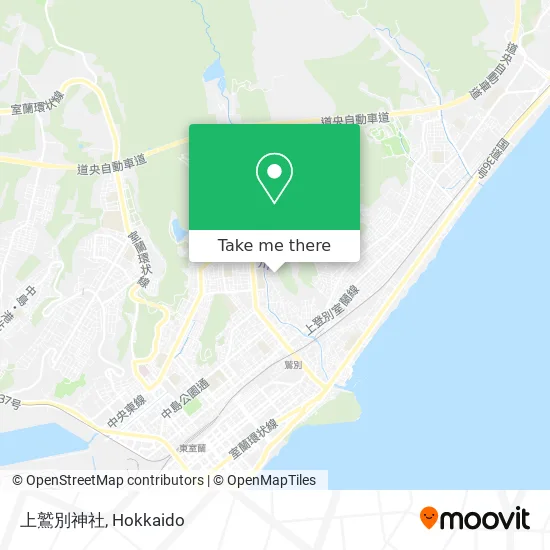 上鷲別神社 map