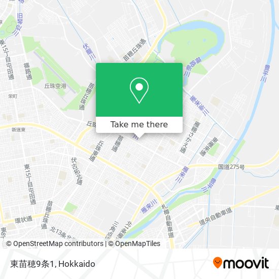 東苗穂9条1 map