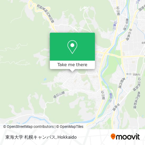 東海大学 札幌キャンパス map