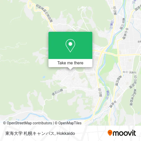 東海大学 札幌キャンパス map
