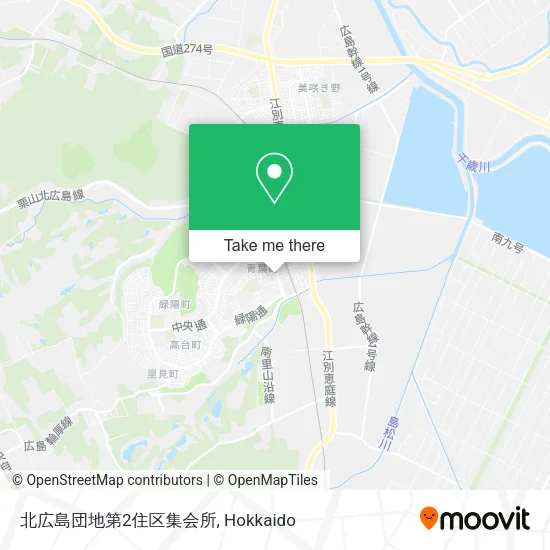 北広島団地第2住区集会所 map