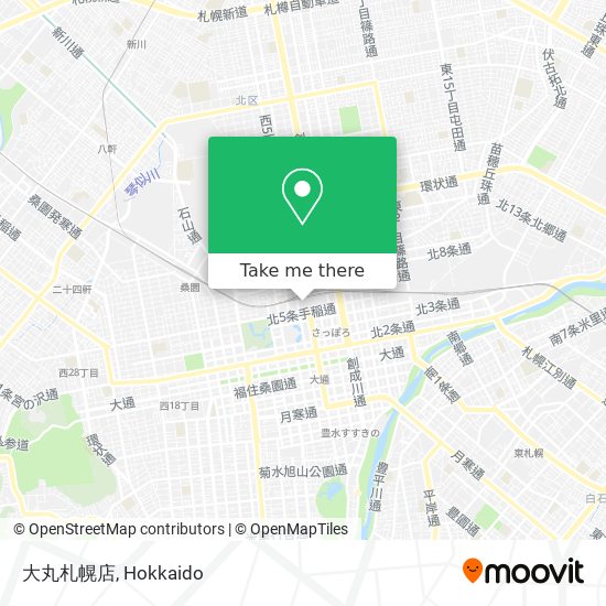 大丸札幌店 map