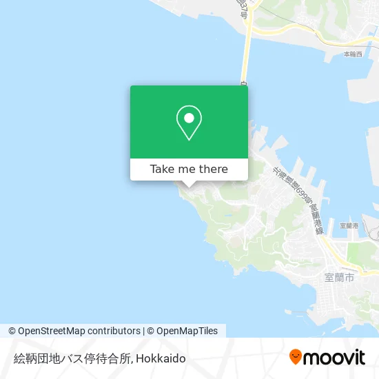Etomo District Bus Stop Waiting Area map