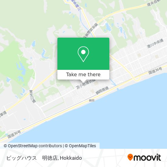 ビッグハウス　明徳店 map
