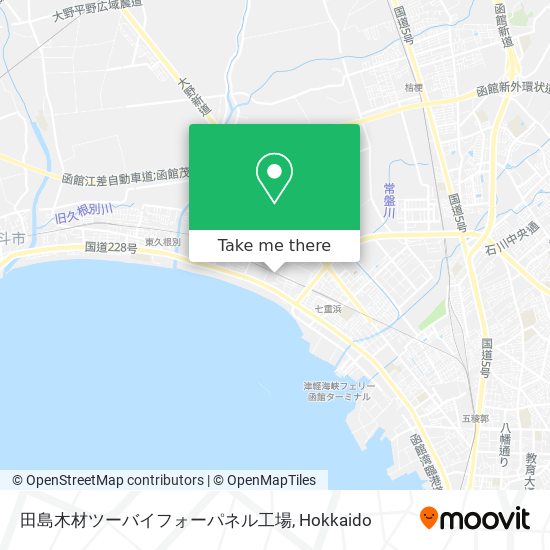 田島木材ツーバイフォーパネル工場 map