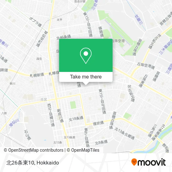 北26条東10 map