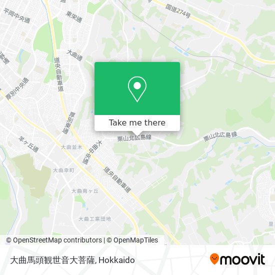 大曲馬頭観世音大菩薩 map