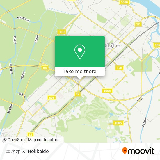 怎樣搭巴士去江別市的eneos