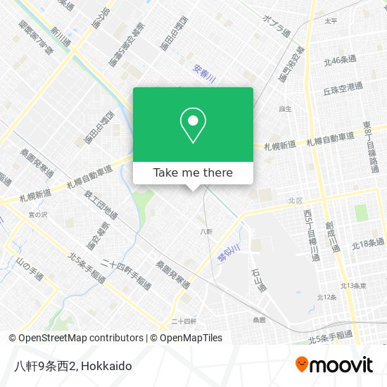 八軒9条西2 map