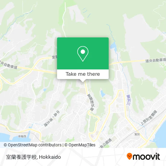 室蘭養護学校 map