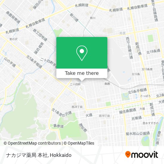 ナカジマ薬局 本社 map
