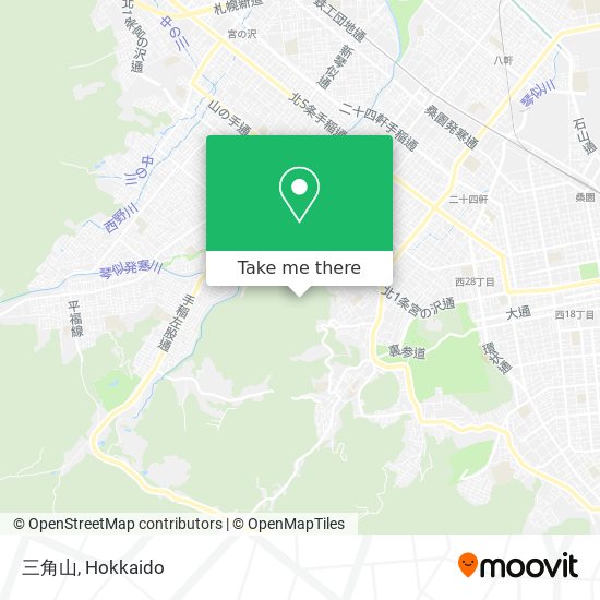 三角山 map