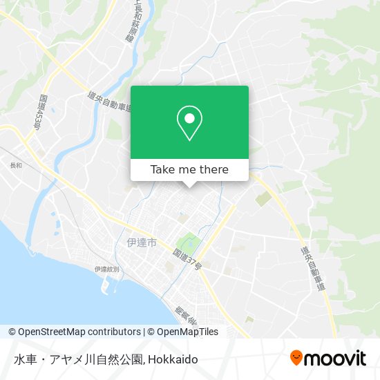 水車・アヤメ川自然公園 map