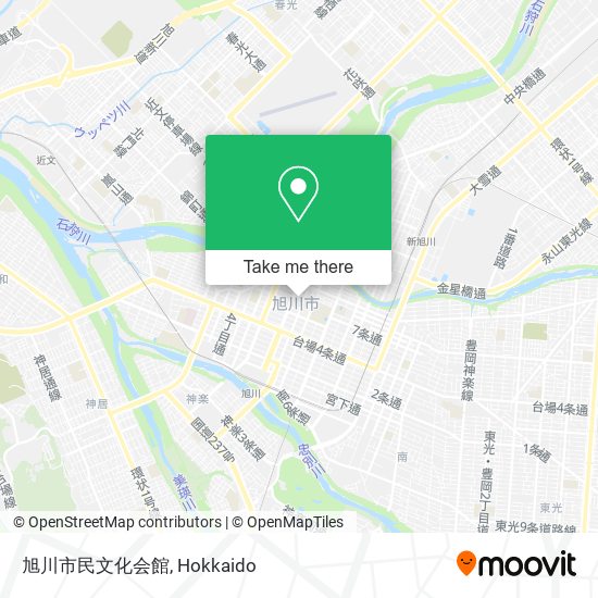 旭川市民文化会館 map