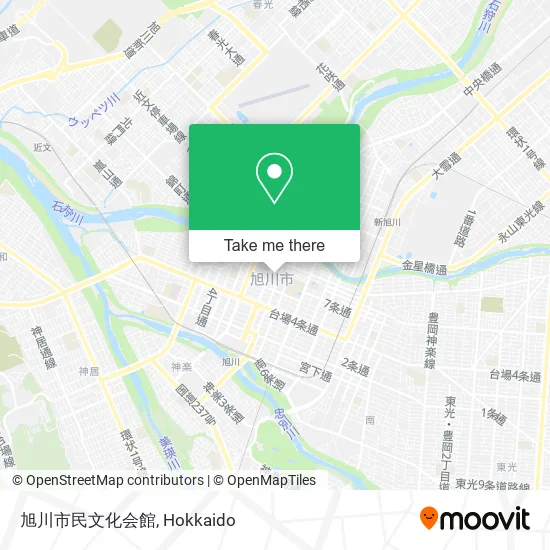 旭川市民文化会館 map