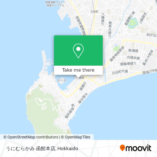 うにむらかみ 函館本店 map