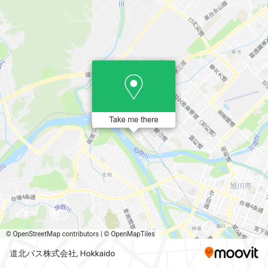 道北バス株式会社 map