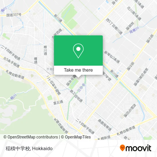 稲積中学校 map