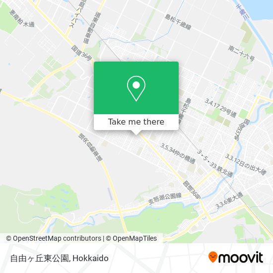 自由ヶ丘東公園 map