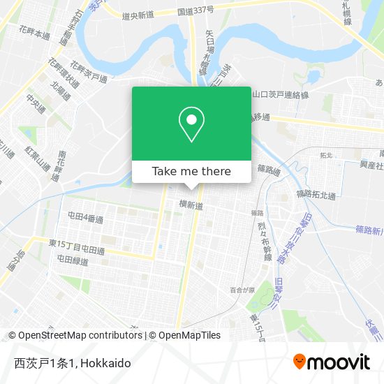 西茨戸1条1 map