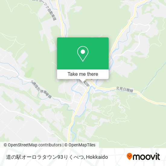 道の駅オーロラタウン93りくべつ map