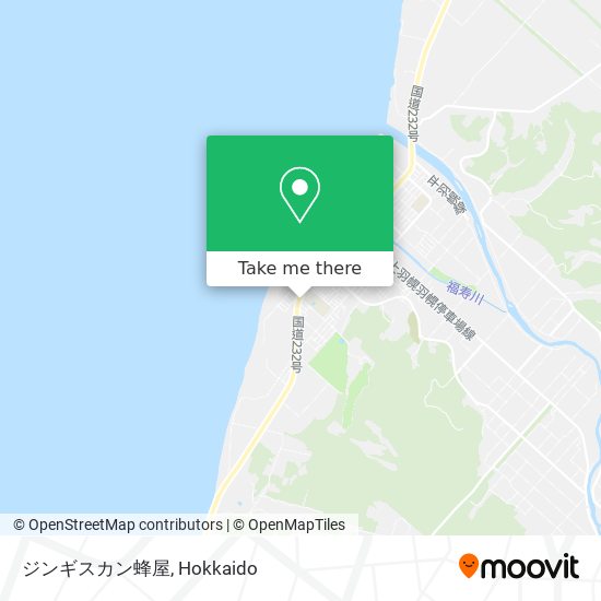 ジンギスカン蜂屋 map